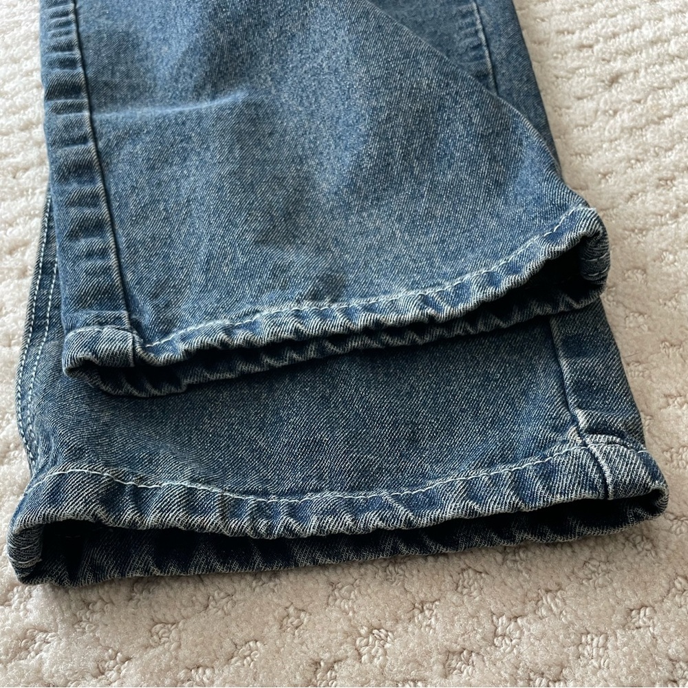 Empyre Loiter Blue Straight Leg Jeans High Waisted Denim Dark Wash 2 Zumiez - Picture 13 of 13